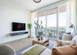 Living Room image for: Apartment - 1 bedroom - 2 bathrooms for rent in 1 Residences - Wasl1 - Al Kifaf - Dubai, Image 1