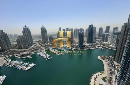 Apartment - 3 Bedrooms - 5 Bathrooms for rent in Iris Blue - Dubai Marina - Dubai