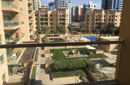 شقة - غرفة نوم - 1 حمام للايجار في الغزلان - 1 - الغزلان - جرينز - دبي