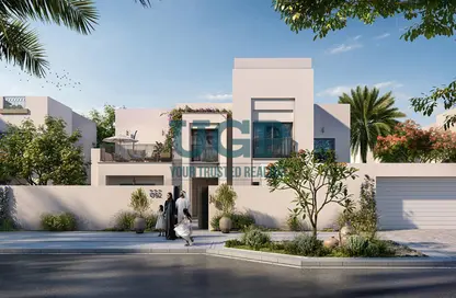 Outdoor House image for: Villa - 5 Bedrooms - 6 Bathrooms for sale in Fay Alreeman - Al Shamkha - Abu Dhabi, Image 1