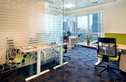 Office image for: Co-working space - Studio - 4 Bathrooms for rent in Latifa Tower - Sheikh Zayed Road - Dubai, Image 1
