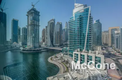 شقة - غرفة نوم - 1 حمام للايجار في برج الزمان والمكان - دبي مارينا - دبي
