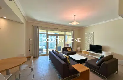 Apartment - 2 Bedrooms - 3 Bathrooms for rent in Al Das - Shoreline Apartments - Palm Jumeirah - Dubai