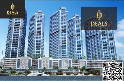 Apartment - 1 Bedroom - 2 Bathrooms for sale in Ajman Creek Towers - Al Rashidiya 1 - Al Rashidiya - Ajman
