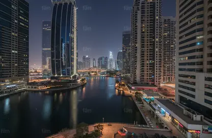Office Space - Studio - 2 Bathrooms for rent in One Lake Plaza - JLT Cluster T - Jumeirah Lake Towers - Dubai
