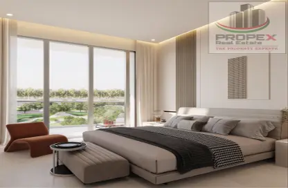 Room / Bedroom image for: Apartment - 1 Bedroom - 2 Bathrooms for sale in Sobha One Tower B - Sobha Hartland - Mohammed Bin Rashid City - Dubai, Image 1