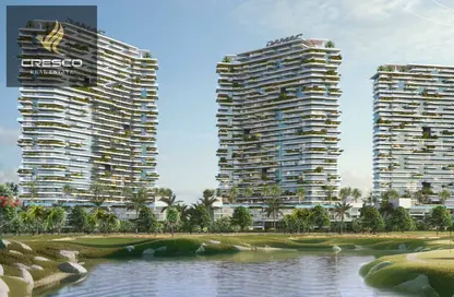 Apartment - 1 Bedroom - 2 Bathrooms for sale in Golf Greens 2 Tower A - Golf Greens 2 - Golf Greens - DAMAC Hills - Dubai