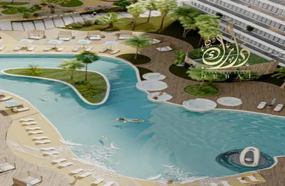 صورة لـ حوض سباحة شقة - 1 حمام للبيع في ذا سينترال داون تاون - ارجان - دبي ، صورة رقم 1