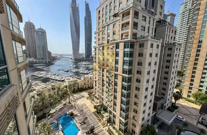 Apartment - 2 Bedrooms - 2 Bathrooms for rent in Al Yass Tower - Emaar 6 Towers - Dubai Marina - Dubai