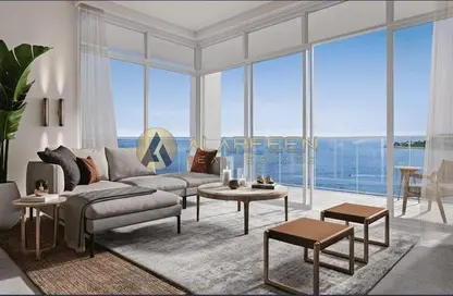 Living Room image for: Apartment - 1 Bedroom - 2 Bathrooms for sale in Sobha Seahaven Tower A - Sobha Seahaven - Dubai Harbour - Dubai, Image 1