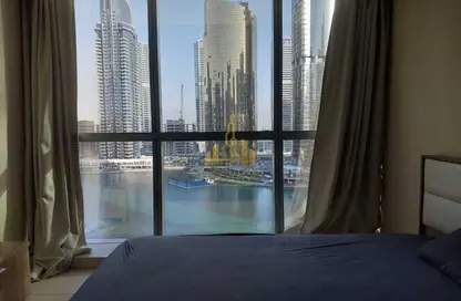 شقة - غرفة نوم - 1 حمام للايجار في جلوبال ليك فيو - (JLT) مجمع E - أبراج بحيرة الجميرا - دبي
