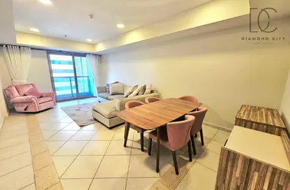 شقة - 2 غرف نوم - 3 حمامات للايجار في برج الأميرة - دبي مارينا - دبي