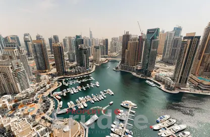 شقة - غرفة نوم - 2 حمامات للايجار في بوابة المارينا 1 - مارينا جيت - دبي مارينا - دبي