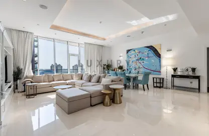 Apartment - 3 Bedrooms - 3 Bathrooms for rent in Emerald - Tiara Residences - Palm Jumeirah - Dubai