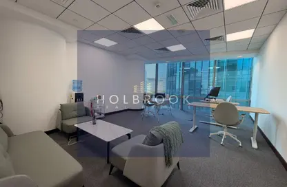 Office Space - Studio - 2 Bathrooms for rent in North Tower - Emirates Financial Towers - DIFC - Dubai