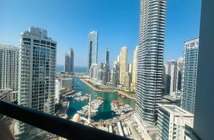 Apartment - 2 Bedrooms - 2 Bathrooms for rent in Escan Tower - Dubai Marina - Dubai