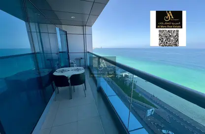 Apartment - 3 Bedrooms - 5 Bathrooms for rent in Ajman Corniche Residences - Ajman Corniche Road - Ajman