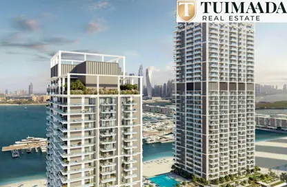 Apartment - 1 Bedroom - 1 Bathroom for sale in Beach Mansion - EMAAR Beachfront - Dubai Harbour - Dubai