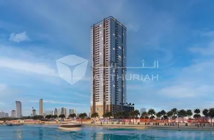 Water View image for: Apartment - 3 Bedrooms - 4 Bathrooms for sale in Al Alia Tower - Al Khan - Sharjah, Image 1