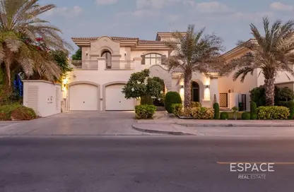 Villa - 4 Bedrooms - 7 Bathrooms for rent in Garden Homes Frond L - Garden Homes - Palm Jumeirah - Dubai