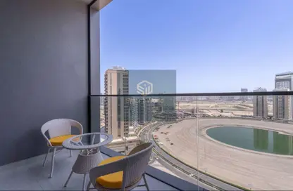 شقة - غرفة نوم - 2 حمامات للايجار في الأمل تاور - مدينة دبي الرياضية - دبي