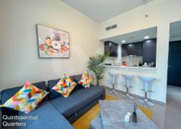 Living Room image for: Apartment - 1 bedroom - 1 bathroom for rent in Merano Tower - Business Bay - Dubai, Image 1