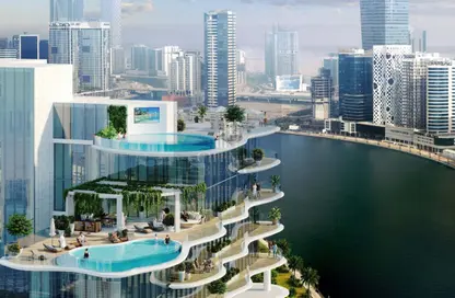 Apartment - Studio - 1 Bathroom for sale in Chic Tower - Business Bay - Dubai
