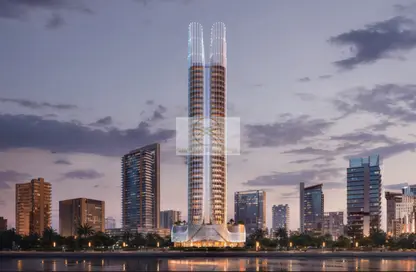 Bulk Sale Unit - 1 Bedroom - 2 Bathrooms for sale in Binghatti Skyhall - Business Bay - Dubai