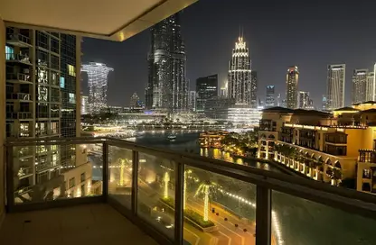 صورة لـ شرفة شقة - 3 غرف نوم - 4 حمامات للايجار في ذا ريزيدنس 7 - برج ريزيدنس - دبي وسط المدينة - دبي ، صورة رقم 1