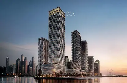 شقة - غرفة نوم - 1 حمام للبيع في برج Seapoint 1 - سي بوينت - إعمار بيتشفرونت - دبي هاربور - دبي