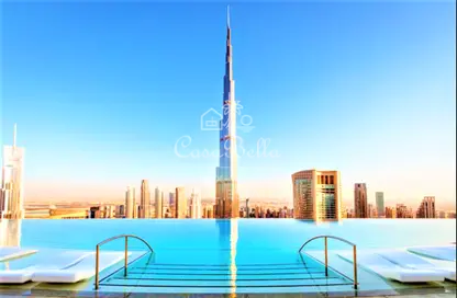 Pool image for: Apartment - 2 Bedrooms - 3 Bathrooms for rent in The Address Sky View Tower 1 - The Address Sky View Towers - Downtown Dubai - Dubai, Image 1