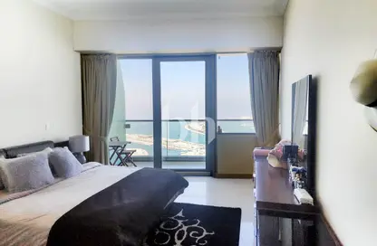 شقة - غرفة نوم - 2 حمامات للايجار في أوشن هايتس - دبي مارينا - دبي