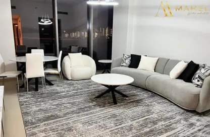 شقة - غرفة نوم - 2 حمامات للايجار في 5242 تاور 1 - 5242 - دبي مارينا - دبي