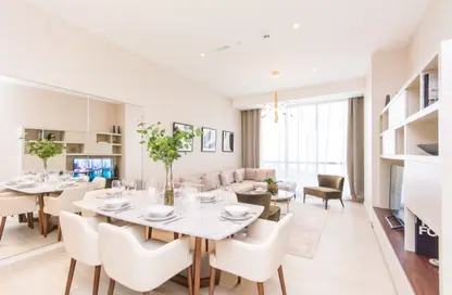 Living / Dining Room image for: Apartment - 3 Bedrooms - 4 Bathrooms for sale in LIV Residence - Dubai Marina - Dubai, Image 1