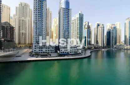 شقة - 3 غرف نوم - 4 حمامات للايجار في B- برج الأمواج - برج الأمواج - دبي مارينا - دبي