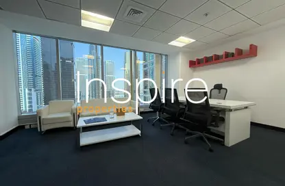 Office Space - Studio - 2 Bathrooms for rent in Saba Tower 1 - JLT Cluster E - Jumeirah Lake Towers - Dubai
