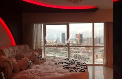 Room / Bedroom image for: Apartment - 3 Bedrooms - 4 Bathrooms for sale in Al Durrah Tower - Marina Square - Al Reem Island - Abu Dhabi, Image 1