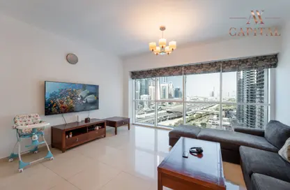 Living Room image for: Apartment - 2 Bedrooms - 3 Bathrooms for sale in Saba Tower 2 - Saba Towers - Jumeirah Lake Towers - Dubai, Image 1