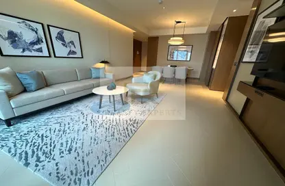 Living Room image for: Apartment - 3 Bedrooms - 4 Bathrooms for rent in The Address Residences Dubai Opera Tower 2 - The Address Residences Dubai Opera - Downtown Dubai - Dubai, Image 1