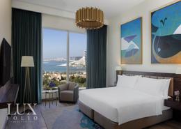 Room / Bedroom image for: Apartment - 1 bedroom - 2 bathrooms for rent in Avani Palm View Hotel & Suites - Dubai Media City - Dubai, Image 1