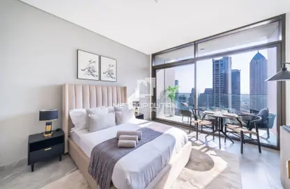 Apartment - Studio - 1 Bathroom for rent in Peninsula One - Peninsula - Business Bay - Dubai