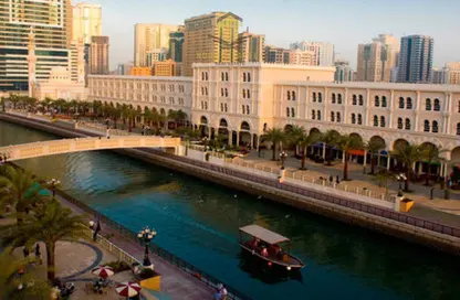 Apartment - 2 Bedrooms - 2 Bathrooms for rent in Al Waleed Tower - Al Qasba - Sharjah
