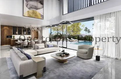 Living Room image for: Villa - 4 Bedrooms - 5 Bathrooms for sale in Saadiyat Lagoons - Saadiyat Island - Abu Dhabi, Image 1