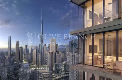 Apartment - 1 Bedroom - 2 Bathrooms for sale in Peninsula Four - Peninsula - Business Bay - Dubai