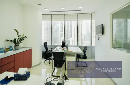 Office Space - Studio - 1 Bathroom for rent in Almas Tower - Lake Almas East - Jumeirah Lake Towers - Dubai