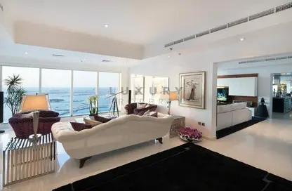 Penthouse - 4 Bedrooms for rent in Emirates Crown - Dubai Marina - Dubai