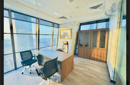 Office Space - Studio - 1 Bathroom for rent in The Prism - Business Bay - Dubai