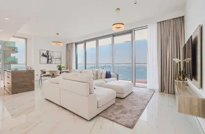 Apartment - 2 Bedrooms - 2 Bathrooms for rent in Beach Isle - EMAAR Beachfront - Dubai Harbour - Dubai
