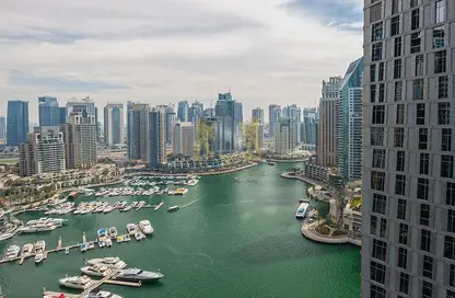 Water View image for: Apartment - 1 Bedroom - 1 Bathroom for rent in Damac Heights - Dubai Marina - Dubai, Image 1