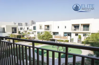 Balcony image for: Townhouse - 3 Bedrooms - 4 Bathrooms for rent in Noor Townhouses - Town Square - Dubai, Image 1